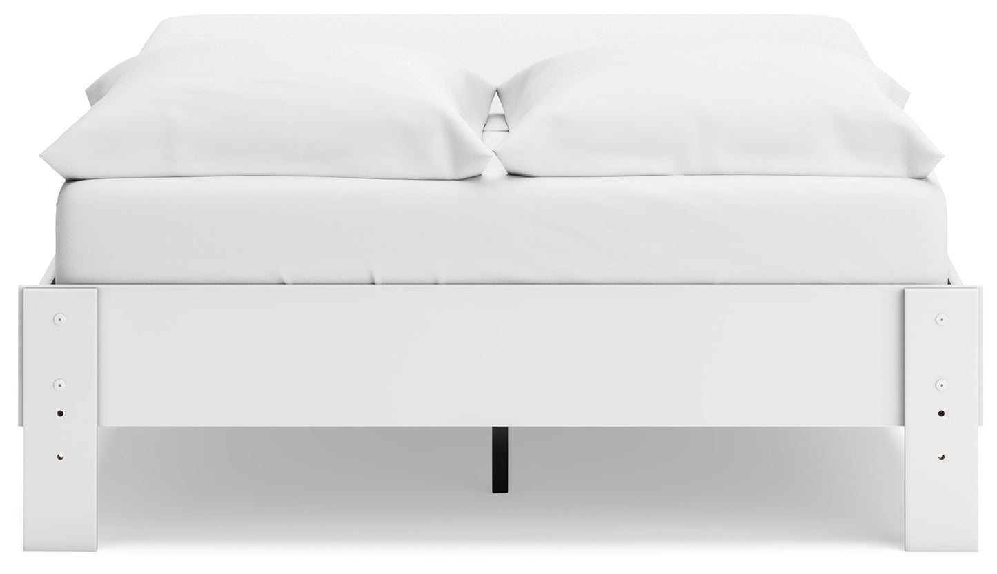 Socalle Two-tone Full Platform Bed