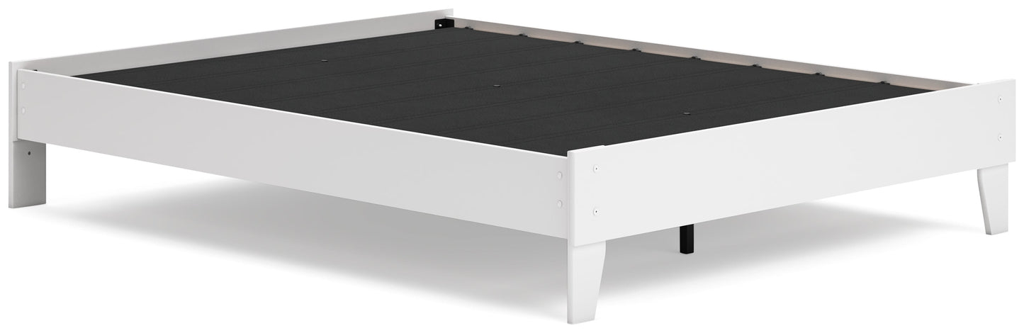 Socalle Two-tone Queen Platform Bed