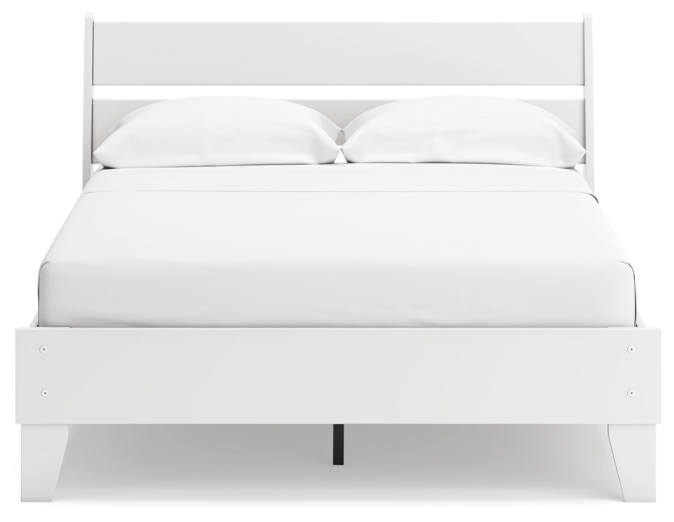 Socalle Two-tone Full Panel Platform Bed