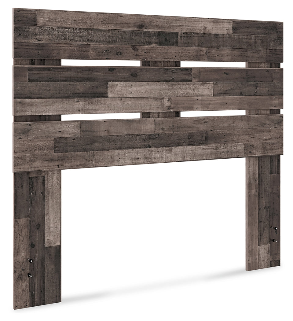 Neilsville Multi Gray Full Panel Headboard