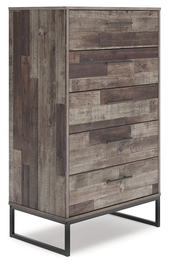 Neilsville Multi Gray Chest of Drawers