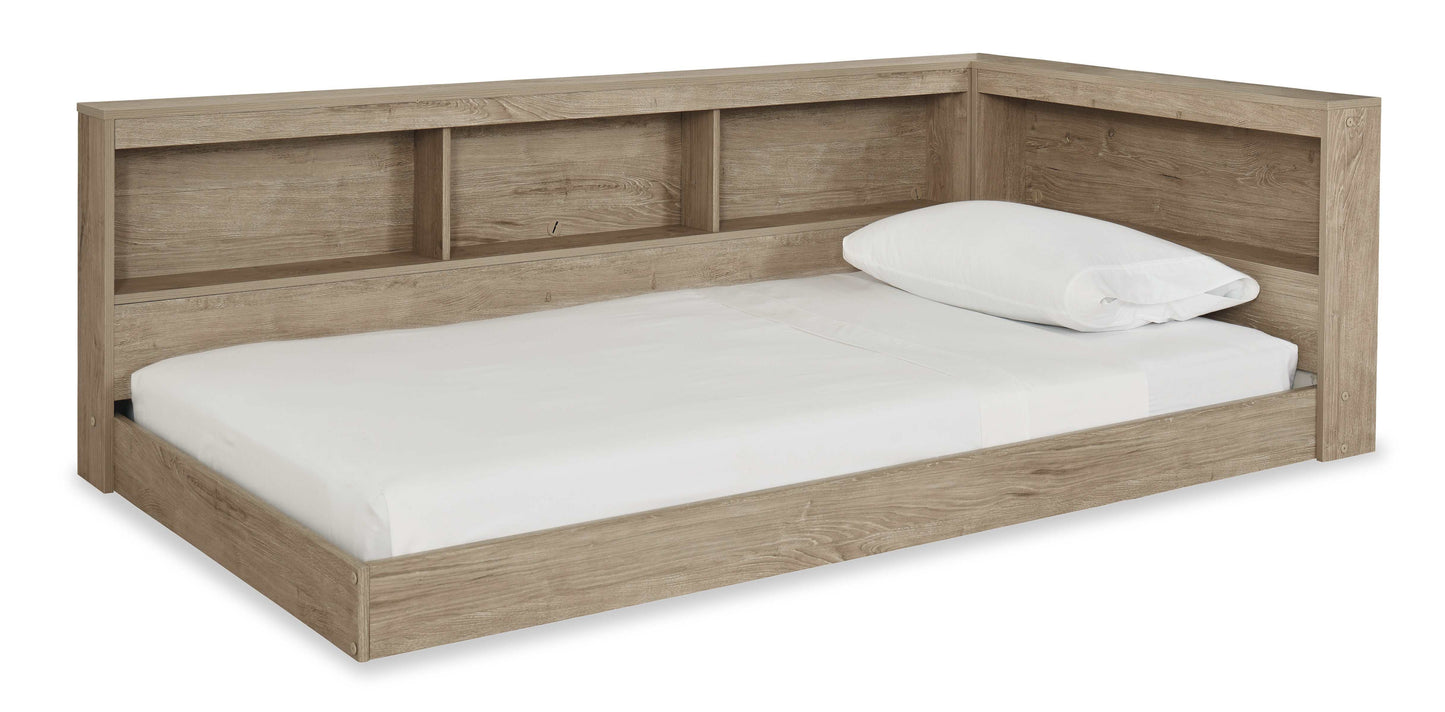 Oliah Twin Bookcase Storage Bed