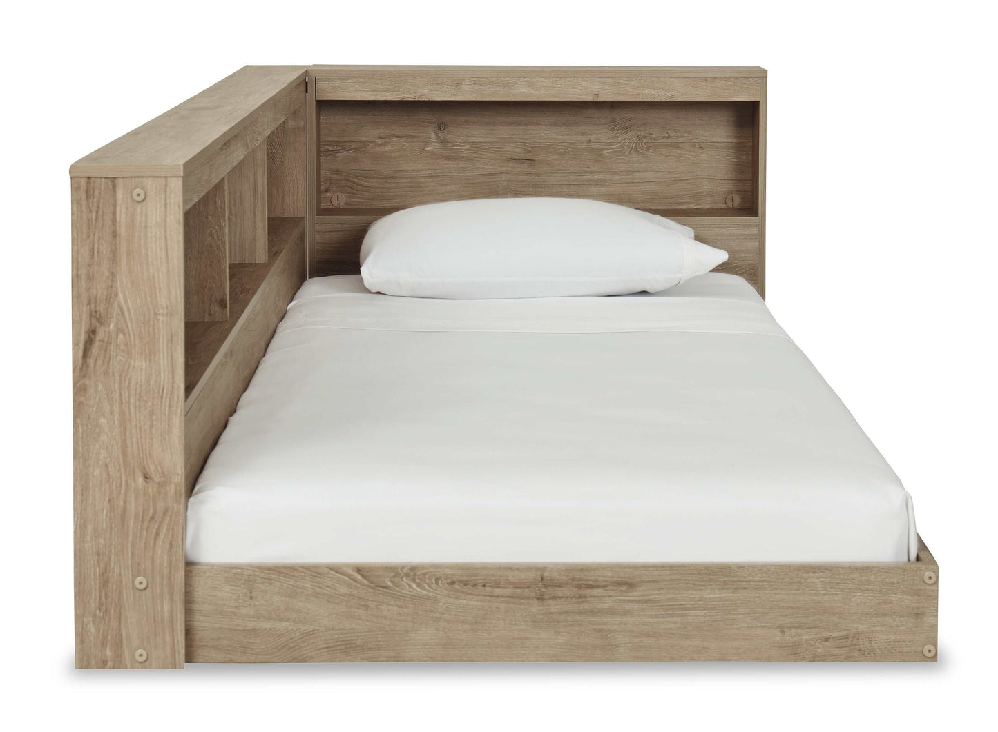 Oliah Twin Bookcase Storage Bed