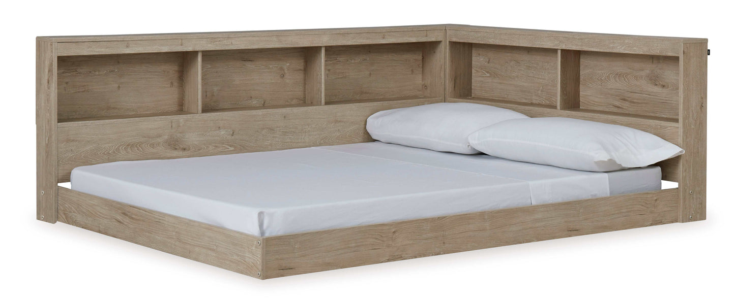 Oliah Full Bookcase Storage Bed