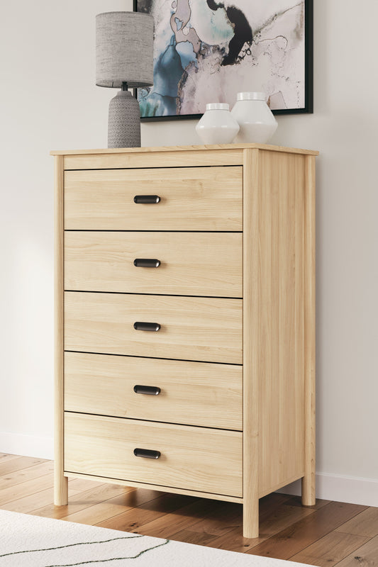 Cabinella Tan Chest of Drawers