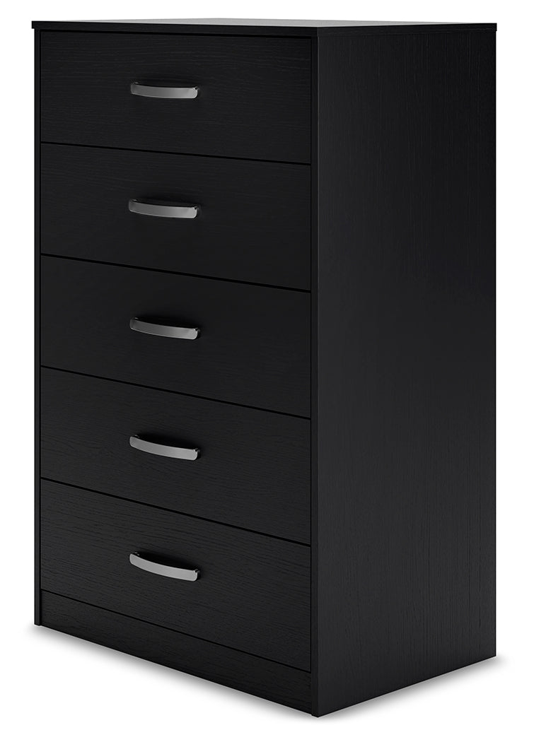Finch Black Chest of Drawers