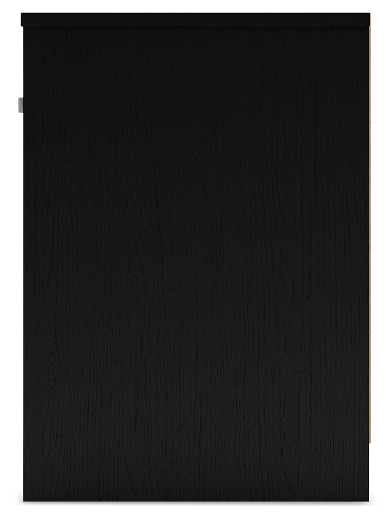 Finch Black Nightstand