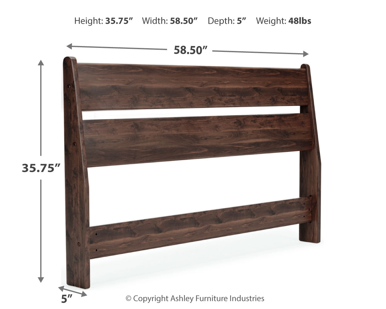 Calverson Mocha Full Panel Headboard