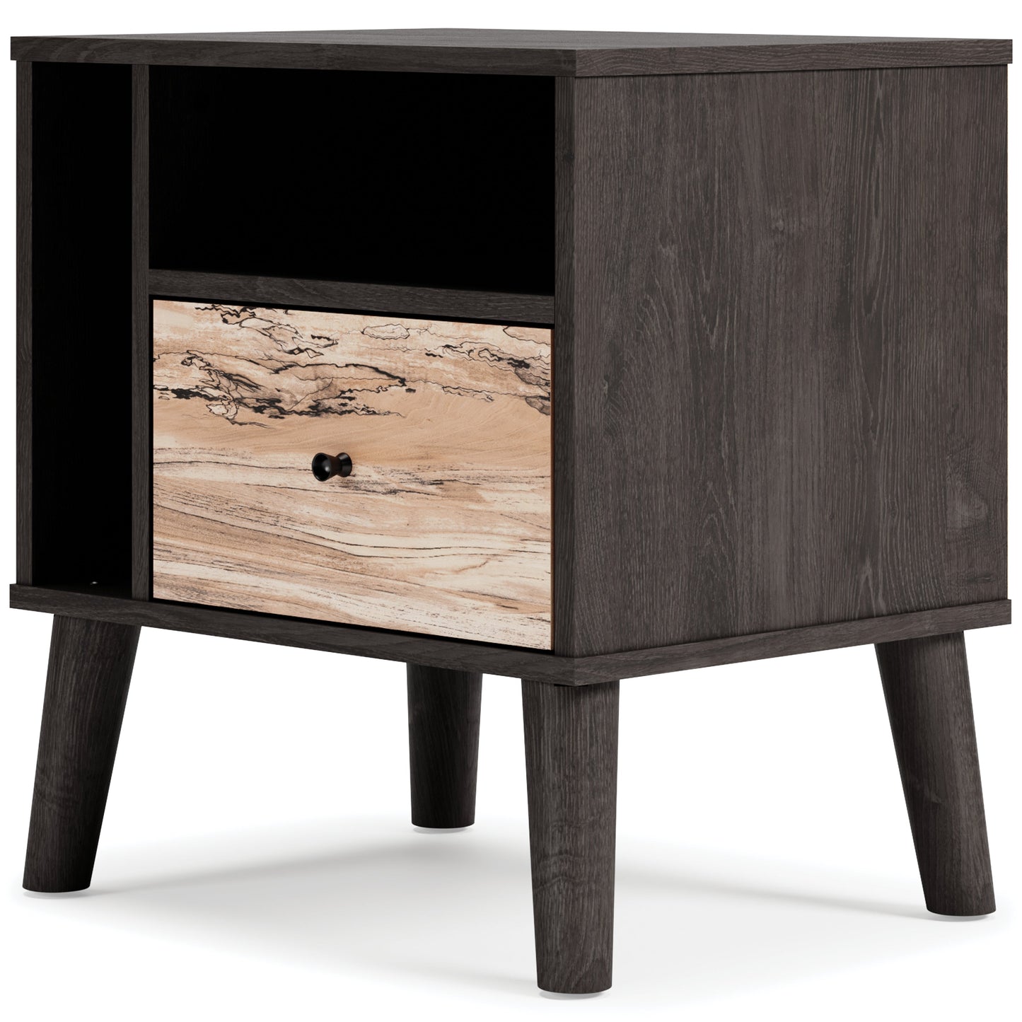 Piperton Brown/Charcoal Nightstand