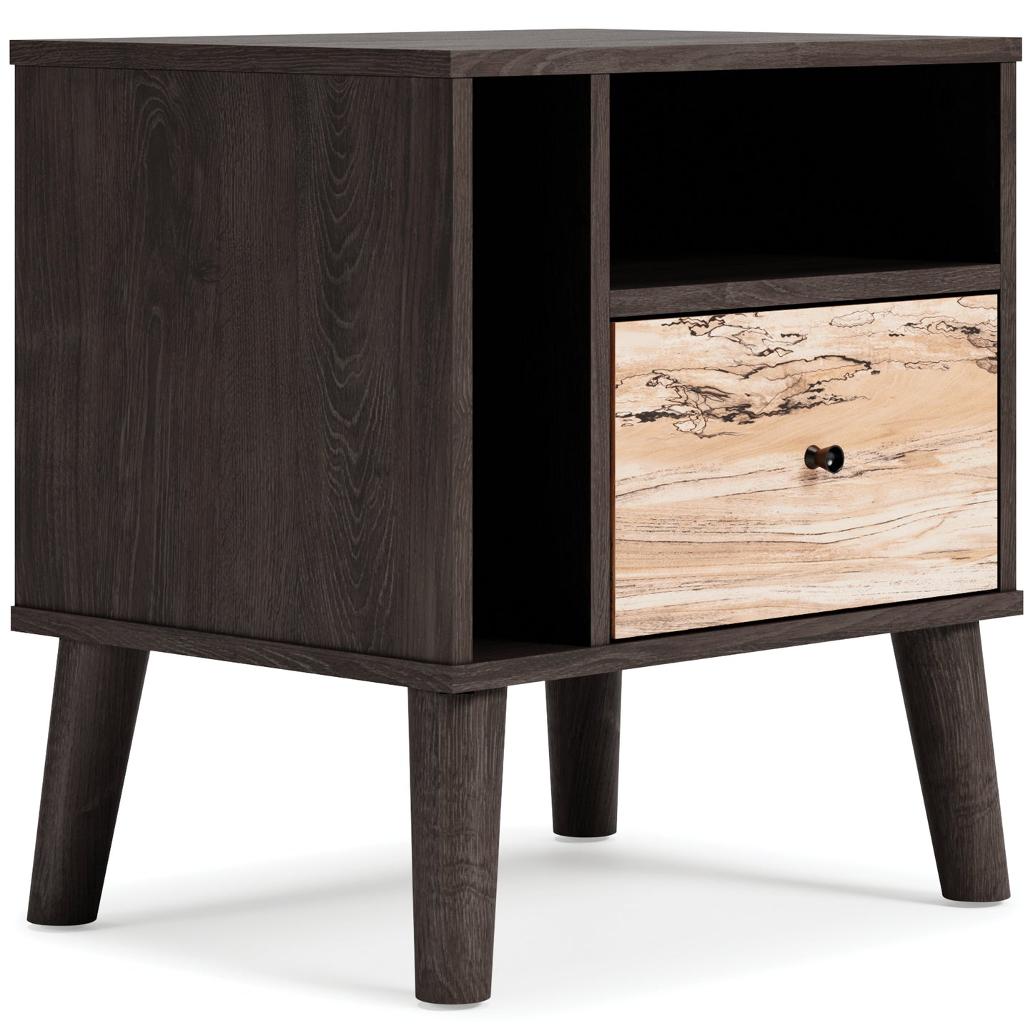 Piperton Brown/Charcoal Nightstand