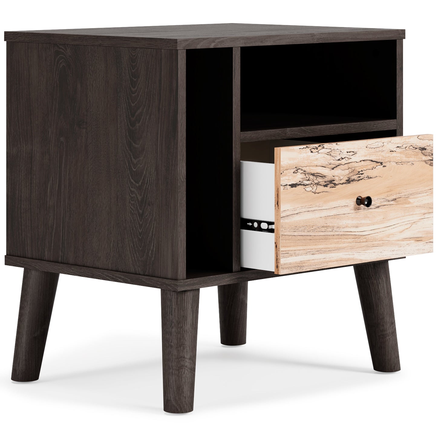 Piperton Brown/Charcoal Nightstand