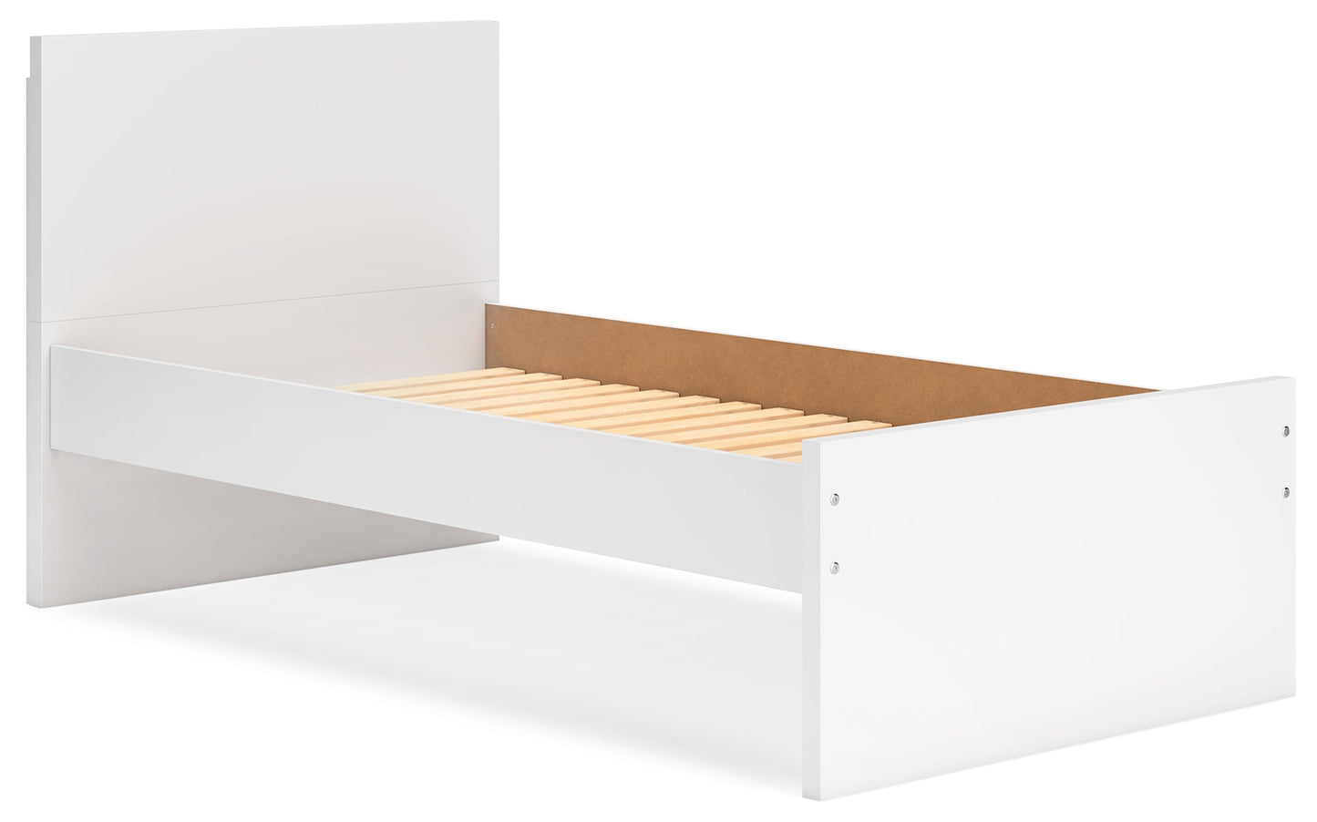 Onita White Twin Panel Platform Bed