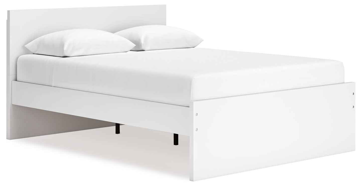 Onita White Queen Panel Platform Bed