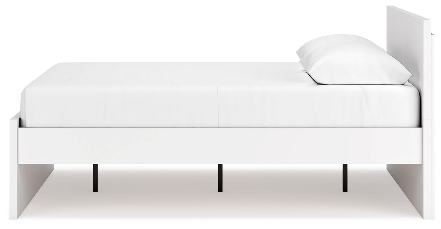 Onita White Queen Panel Platform Bed