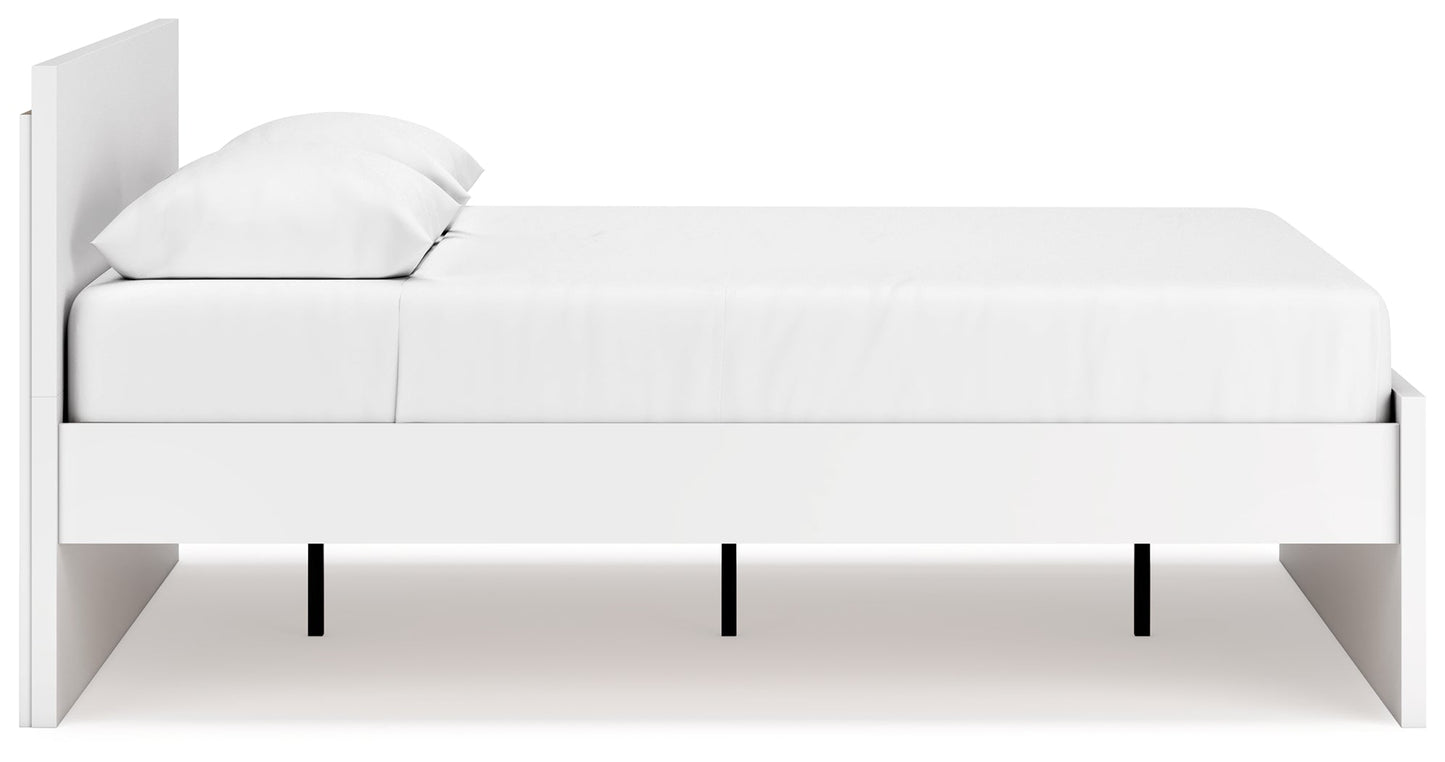 Onita White Queen Panel Platform Bed