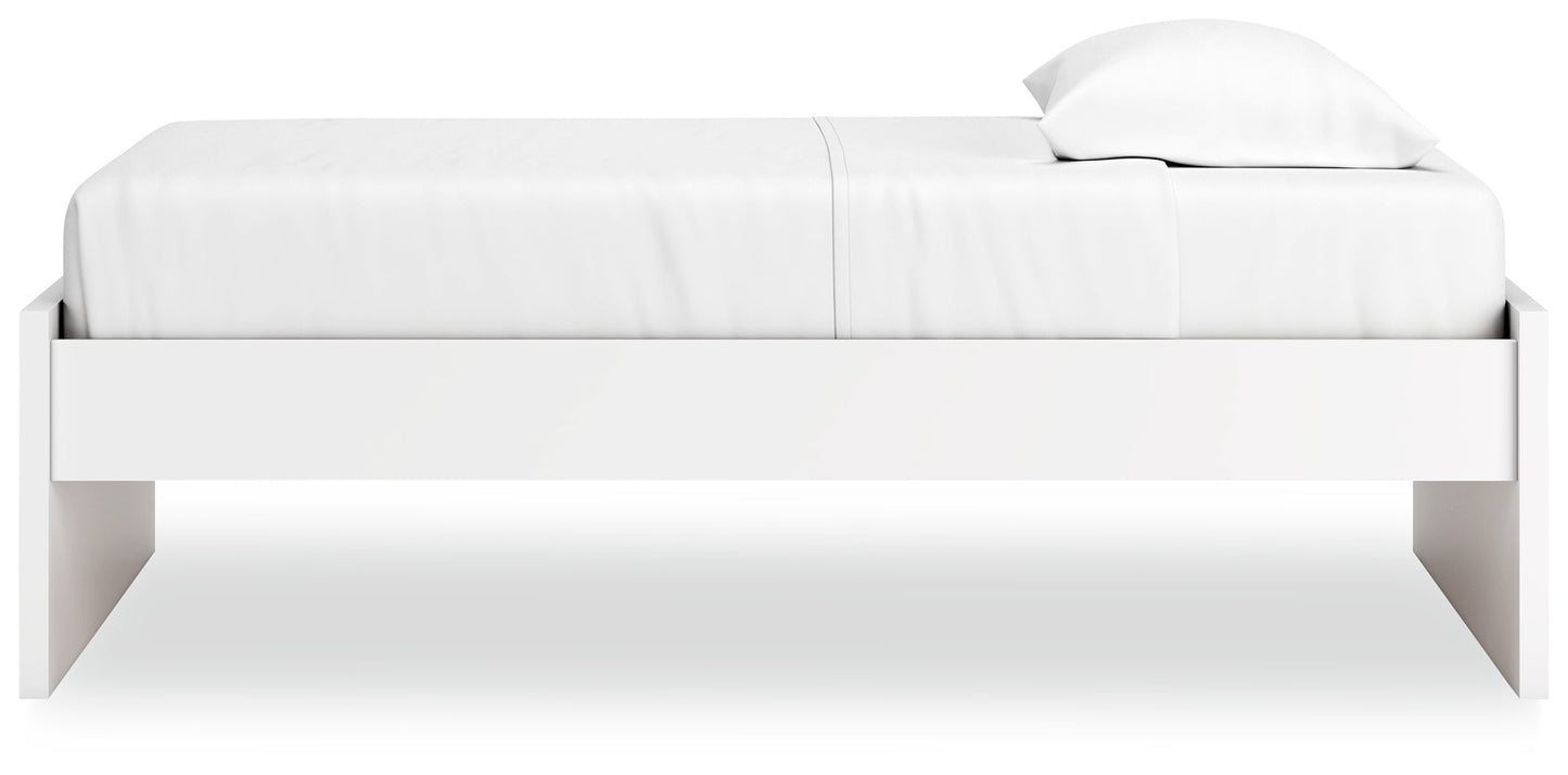 Onita White Twin Platform Bed