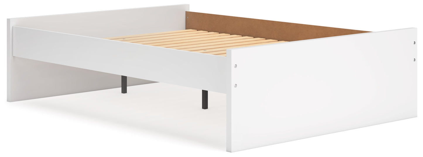 Onita White Full Platform Bed