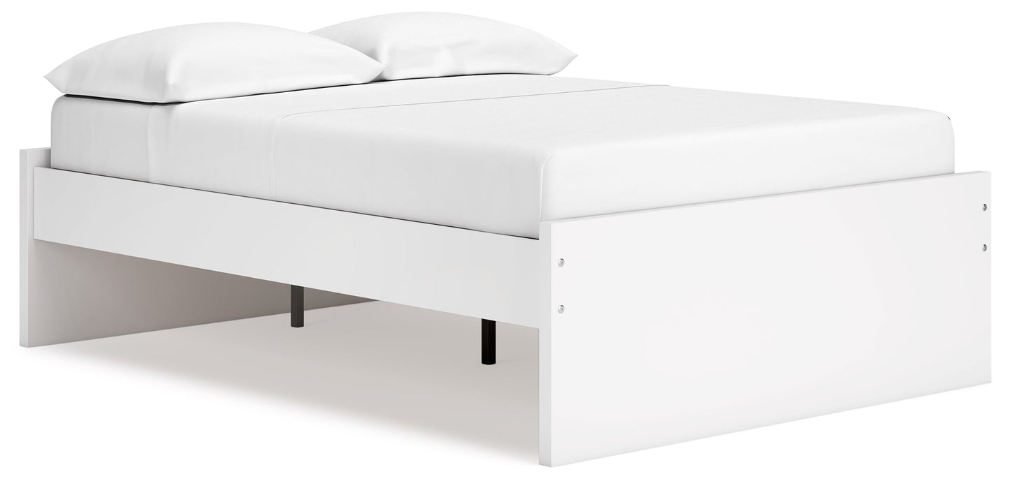 Onita White Full Platform Bed