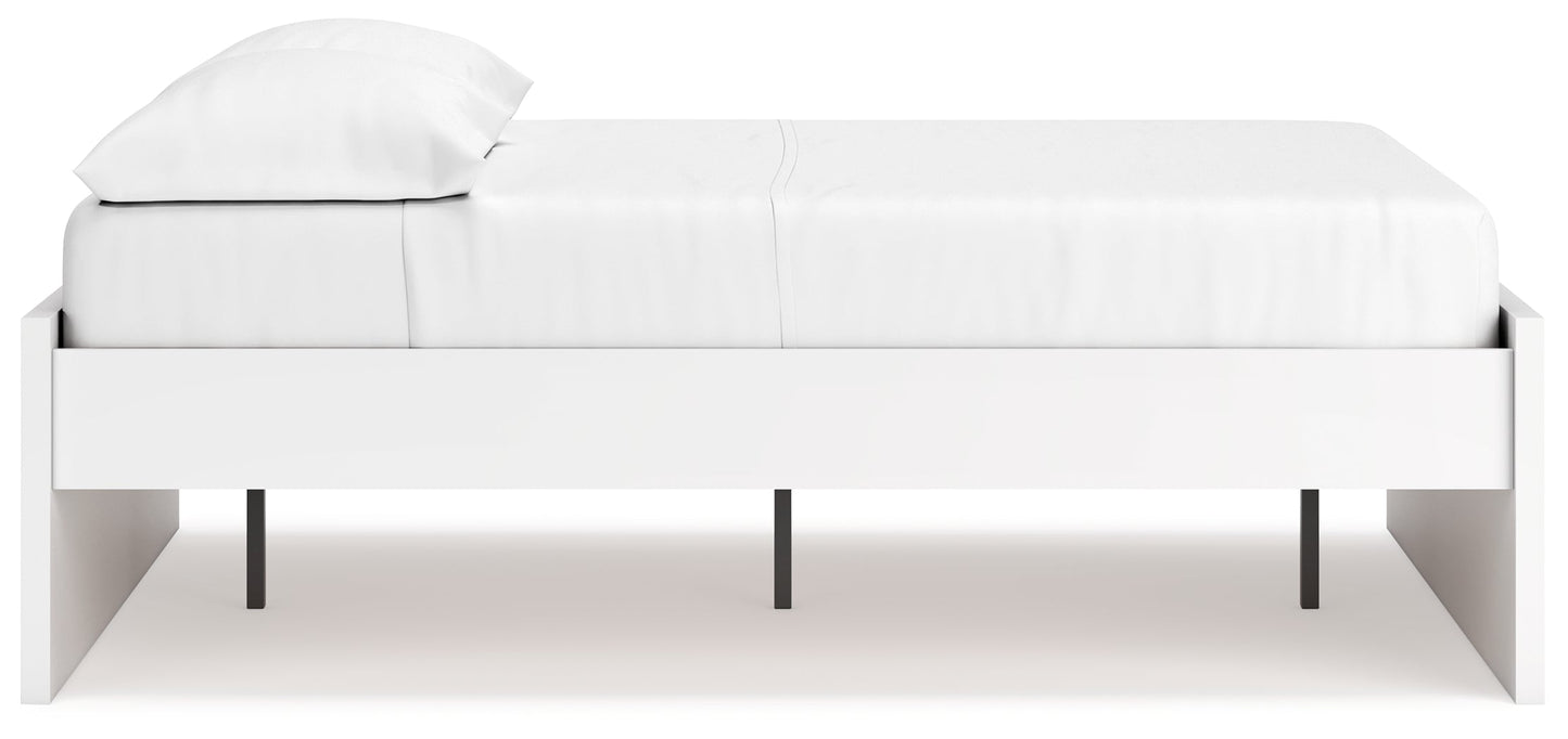 Onita White Full Platform Bed