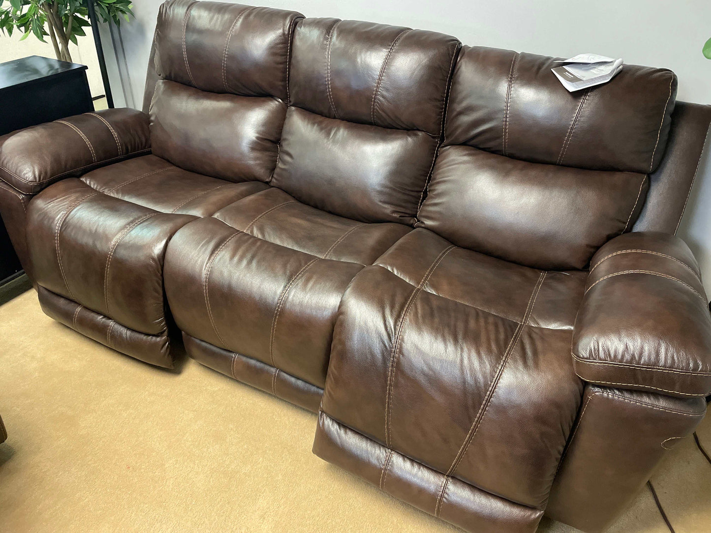 Edmar Chocolate Power Reclining Sofa