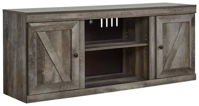 Wynnlow Gray Entertainment Center 4pcs