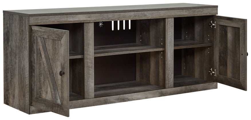 Wynnlow Gray Entertainment Center 4pcs