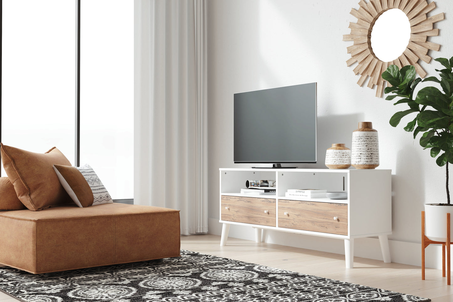 Piperton Two-tone Medium TV Stand