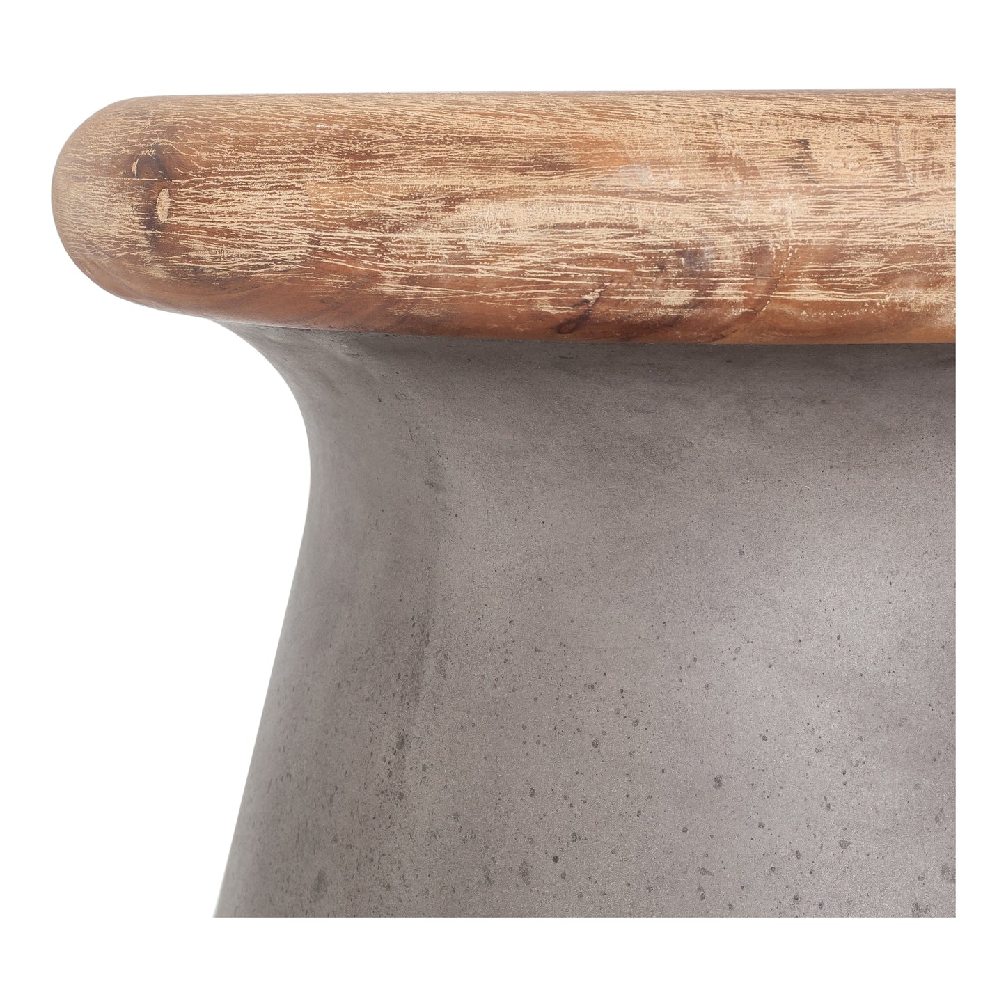 Earthstar Dark Grey Outdoor Stool - Ornate Home