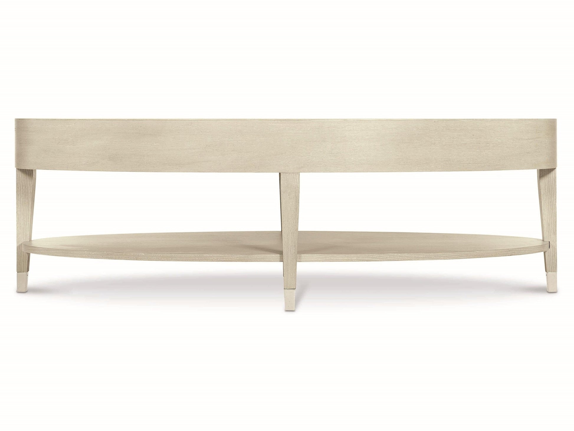 East Hampton Aged Silver/Cerused Linen Cocktail Table - Ornate Home