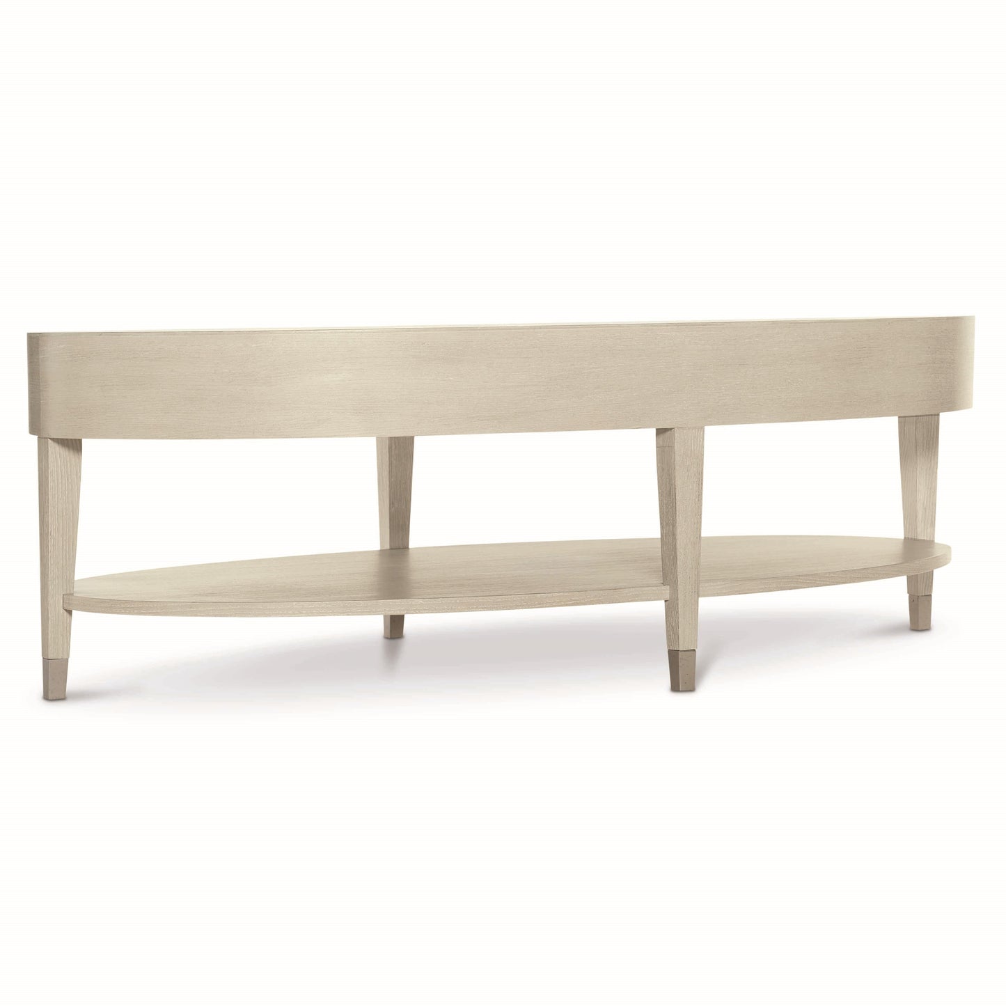 East Hampton Aged Silver/Cerused Linen Cocktail Table - Ornate Home