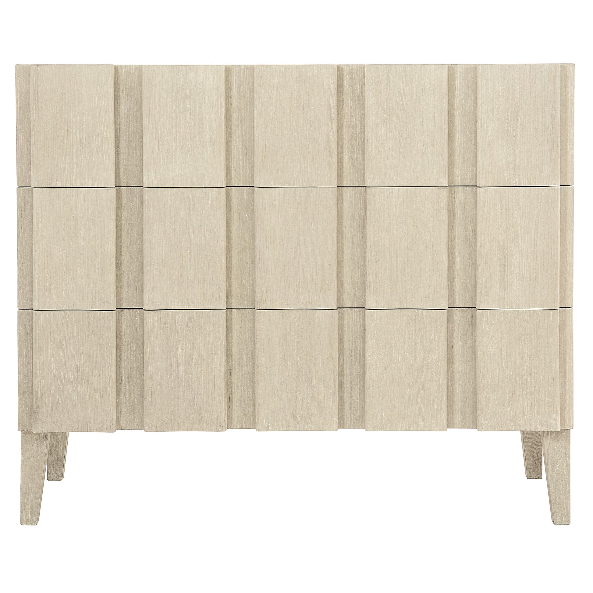 East Hampton Cerused Linen Drawer Chest - Ornate Home