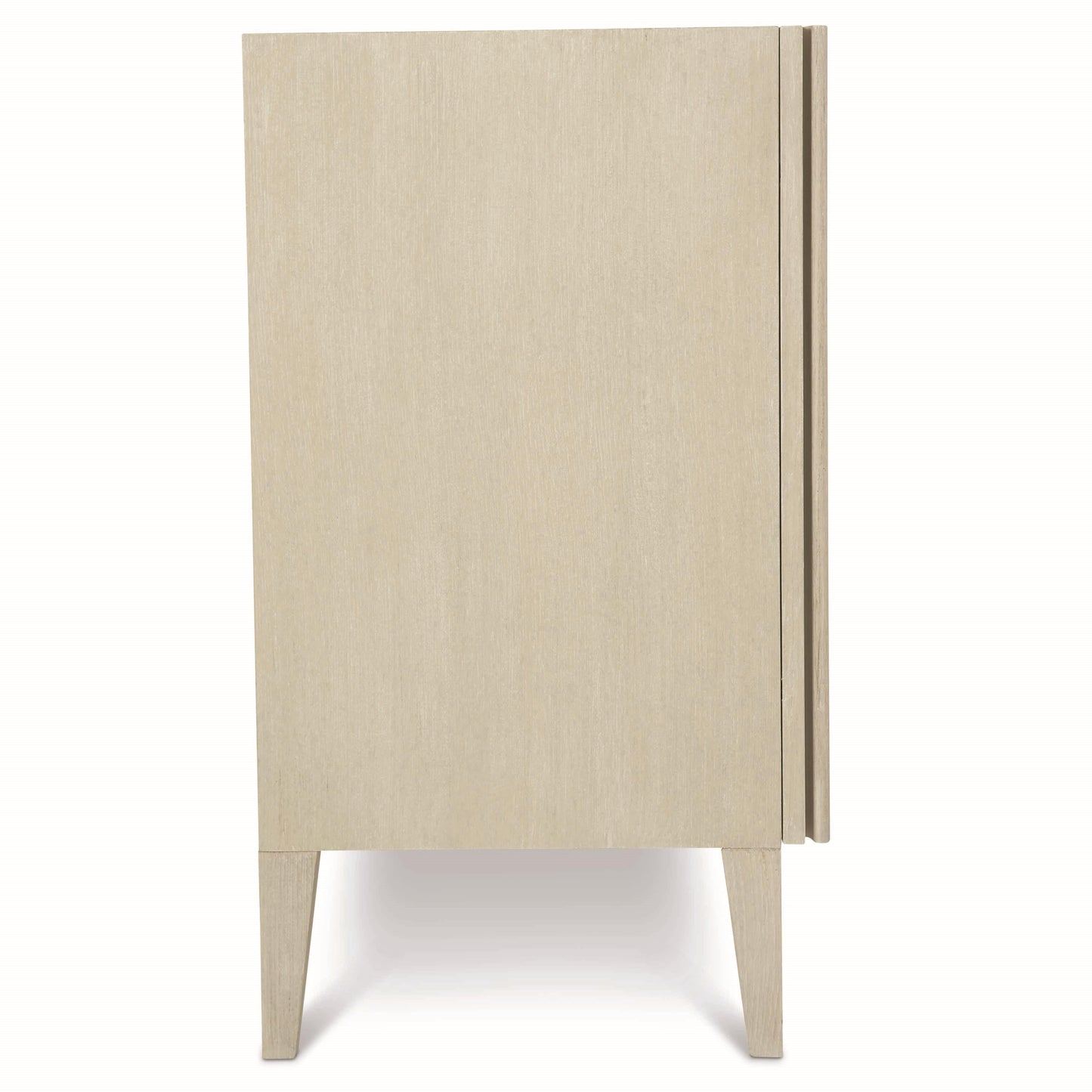 East Hampton Cerused Linen Entertainment Credenza - Ornate Home