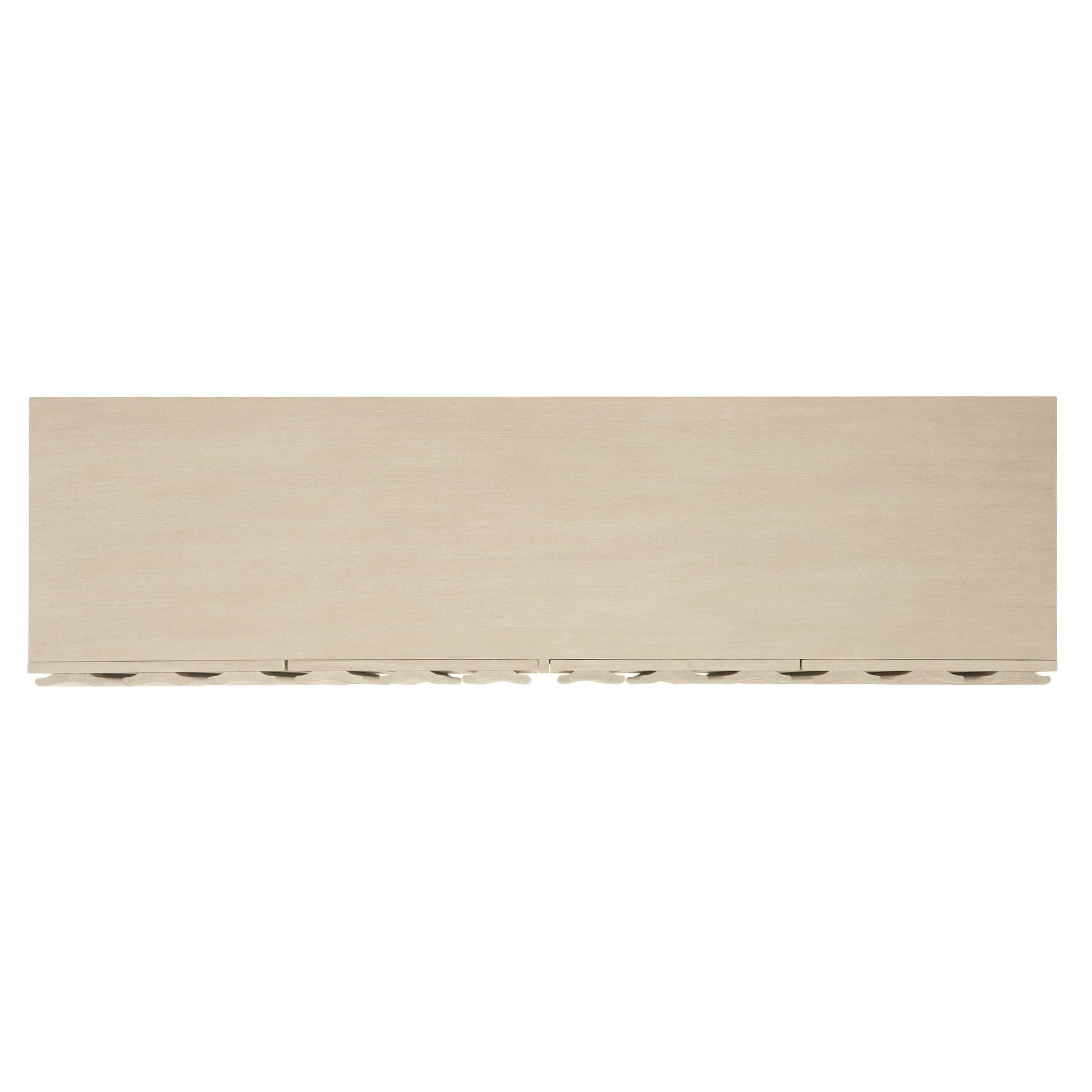 East Hampton Cerused Linen Entertainment Credenza - Ornate Home