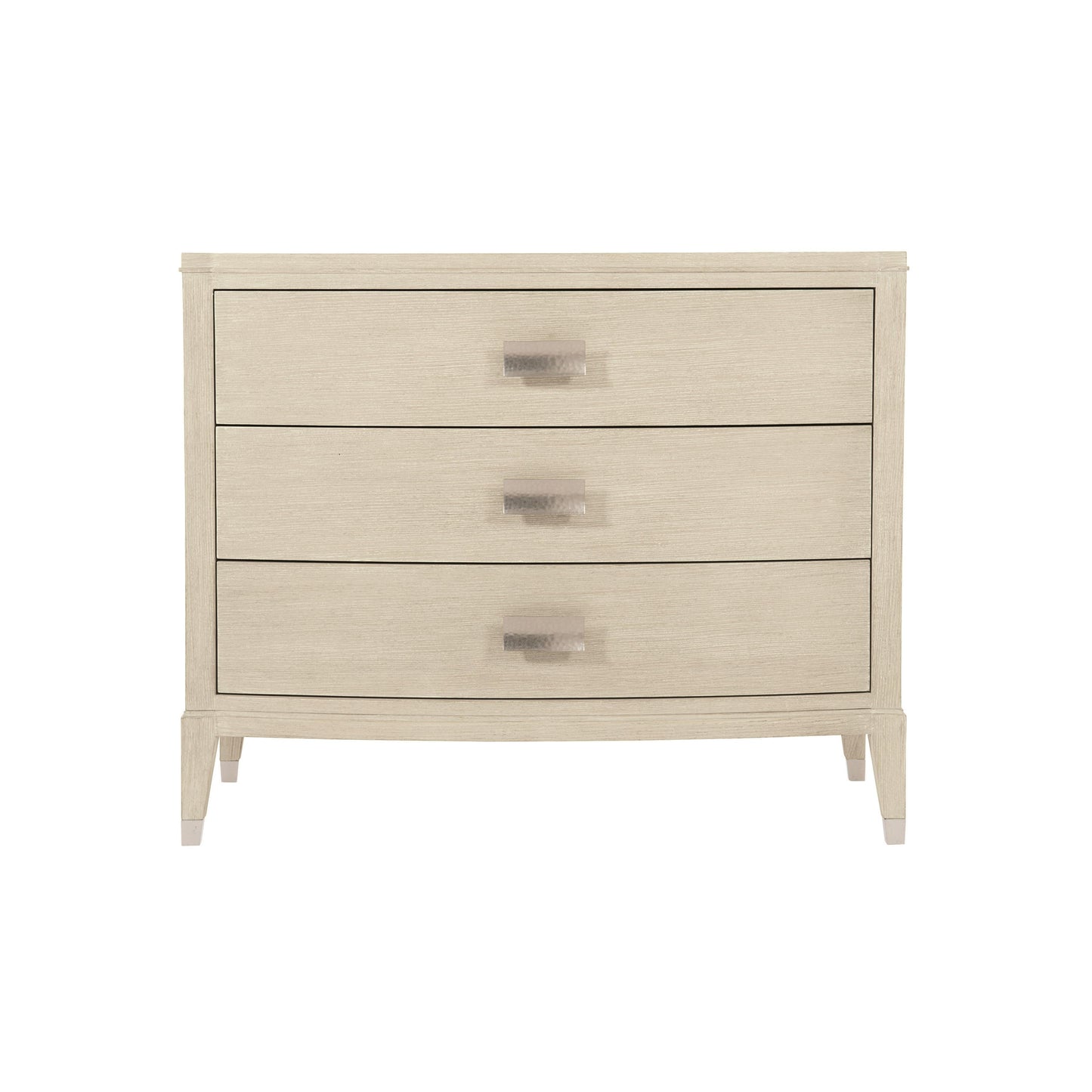 East Hampton Cerused Linen Nightstand - Ornate Home