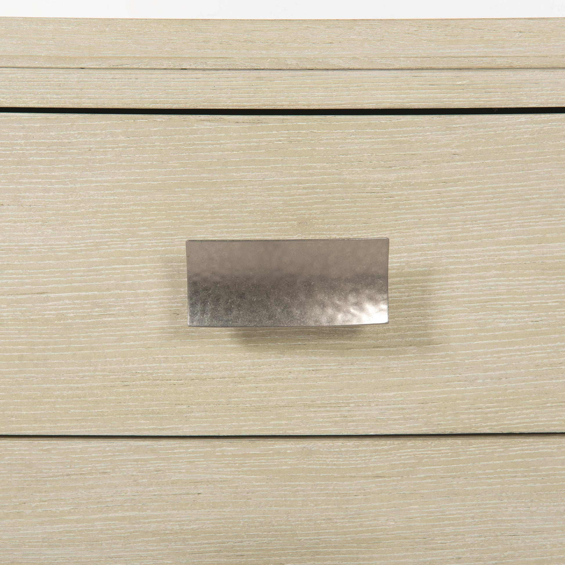 East Hampton Cerused Linen Nightstand - Ornate Home
