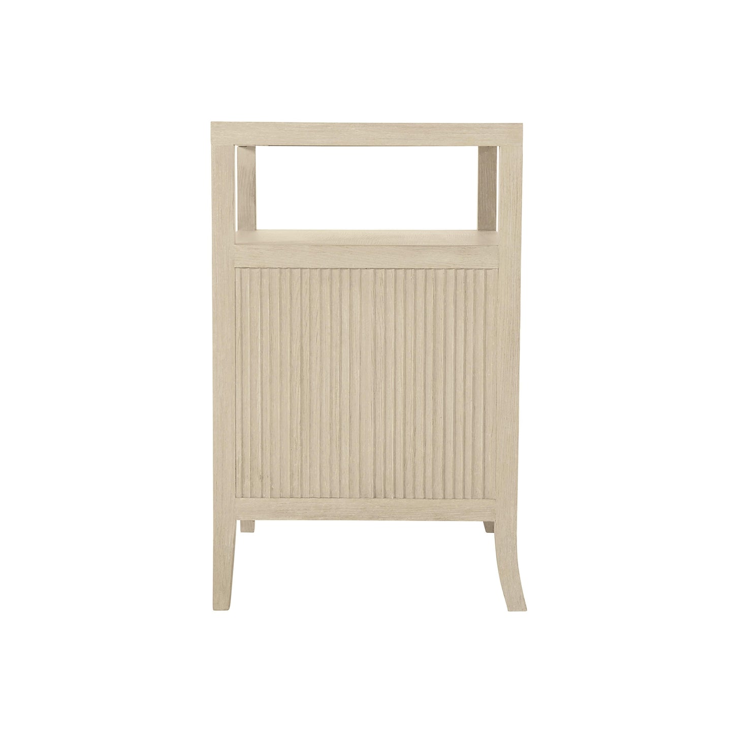 East Hampton Cerused Linen Nightstand - Ornate Home