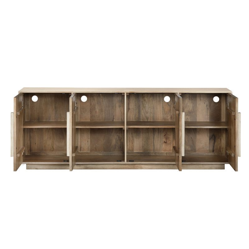 Easton Brown Four-Door Sideboard - Ornate Home