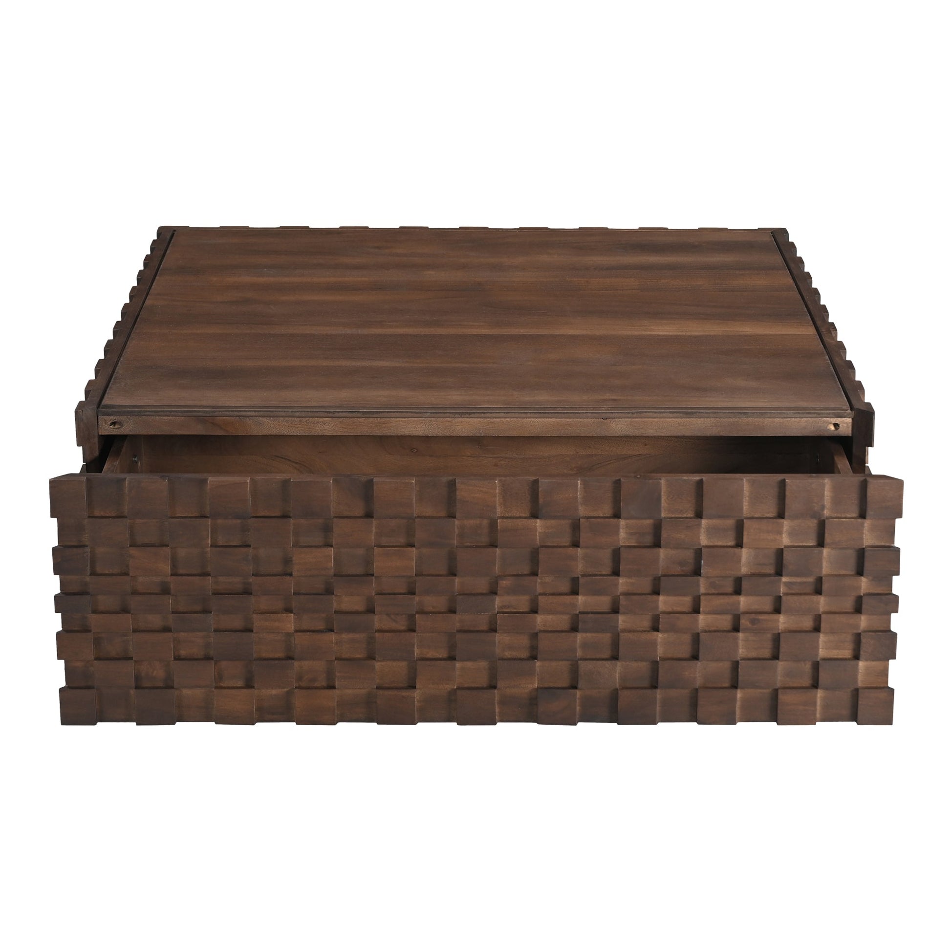 Easton Brown Storage Coffee Table - Ornate Home