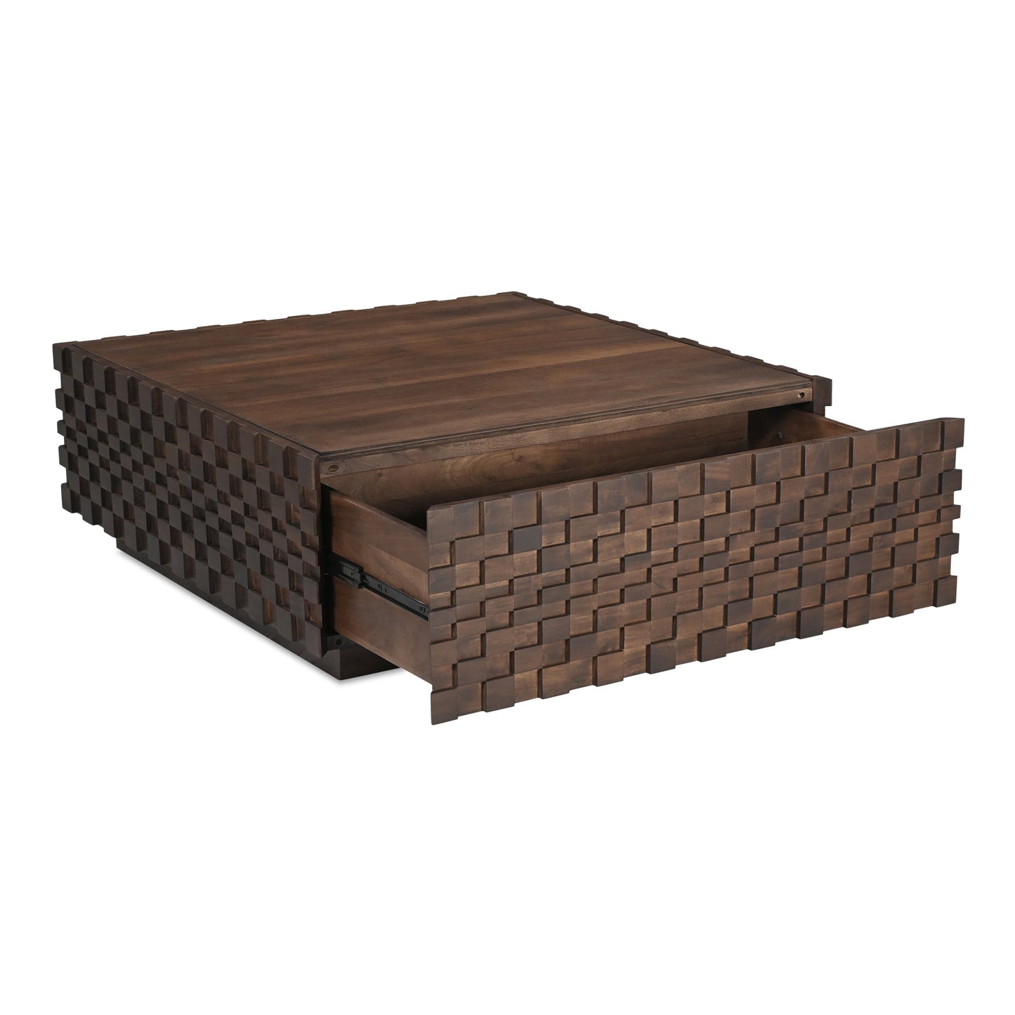 Easton Brown Storage Coffee Table - Ornate Home