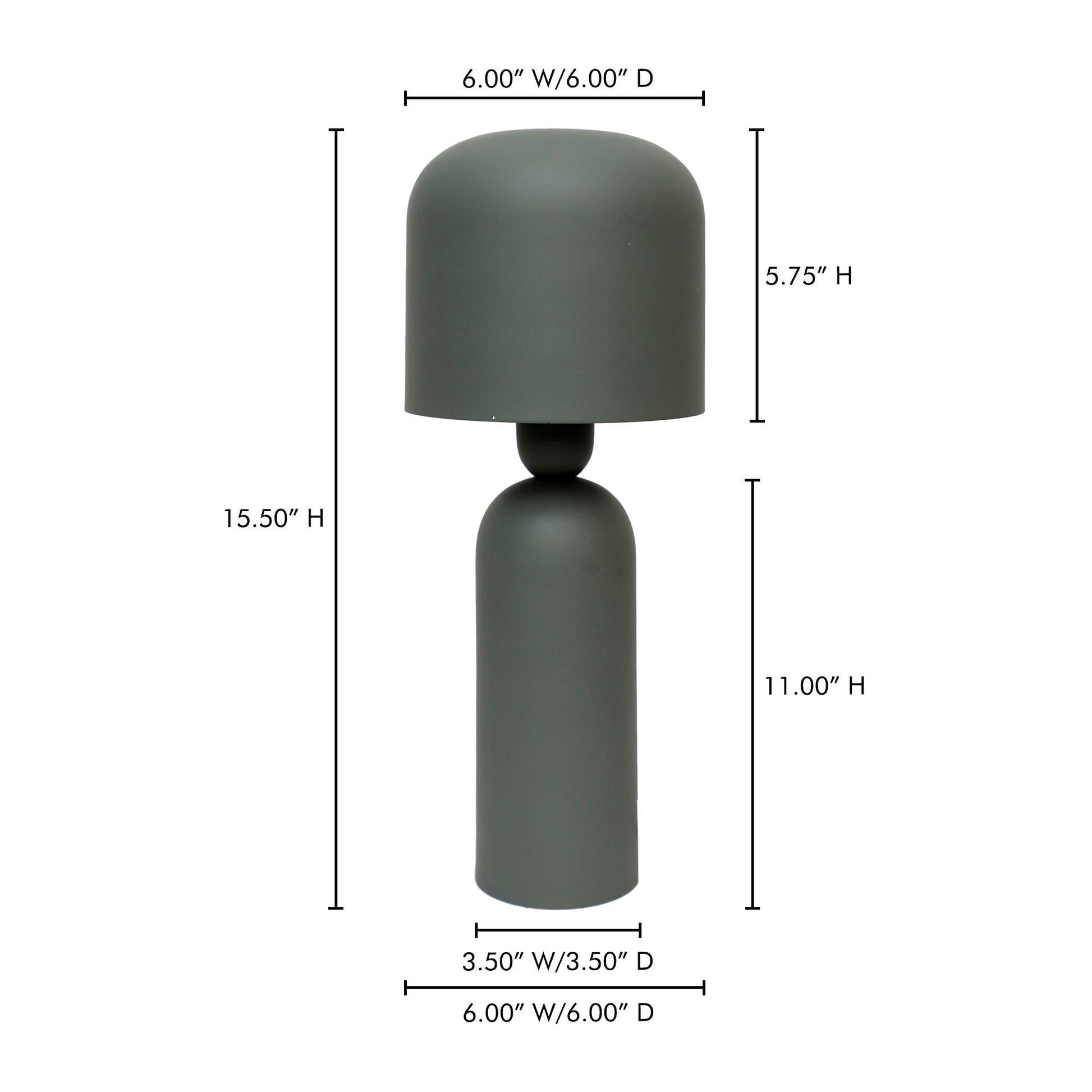Echo Green Lamp - Ornate Home