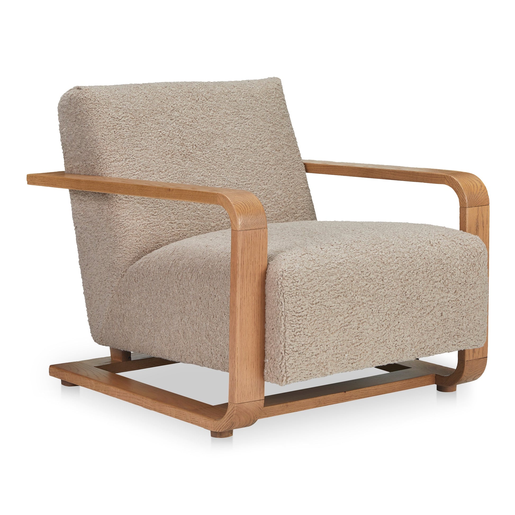 Eckersley Beige Lounge Chair - Ornate Home