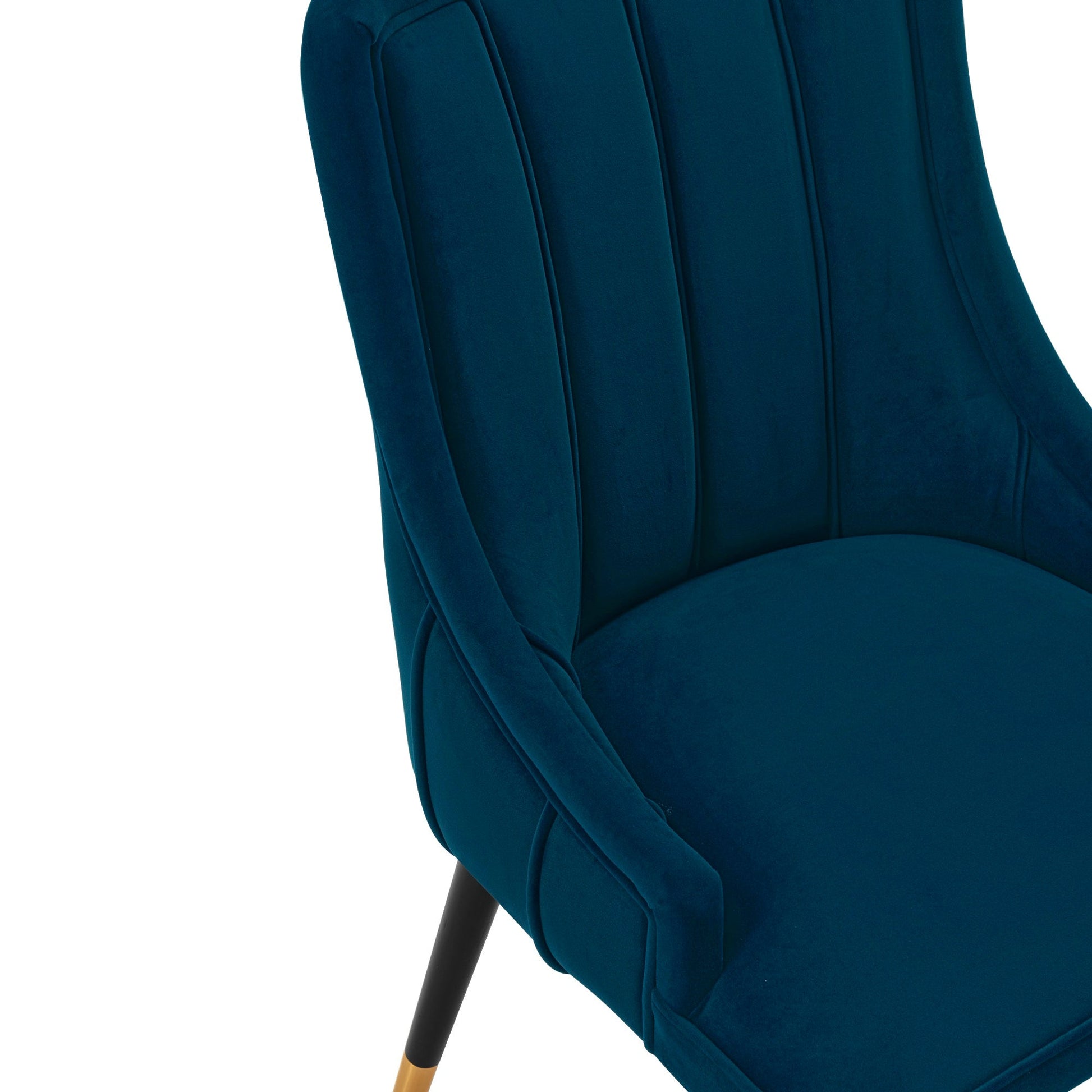 Eda Dining Chair in Midnight Blue (set of 2) - Ornate Home