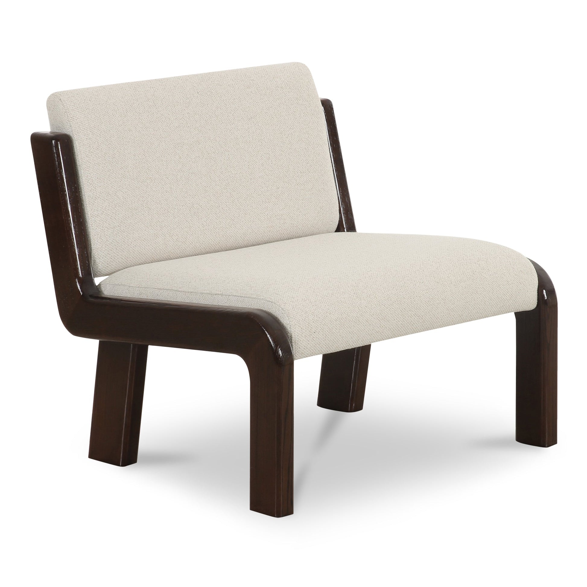 Edie Flecked Ivory Accent Chair - Ornate Home