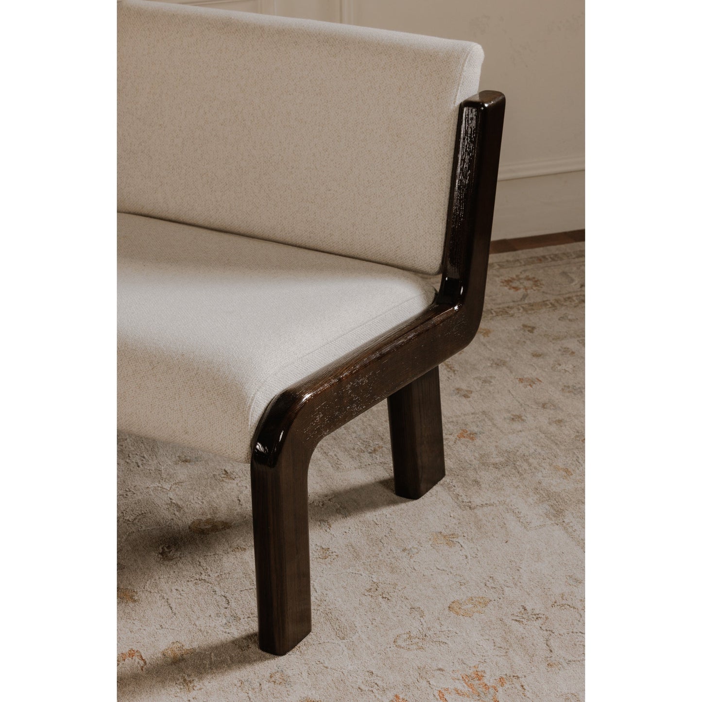 Edie Flecked Ivory Accent Chair - Ornate Home