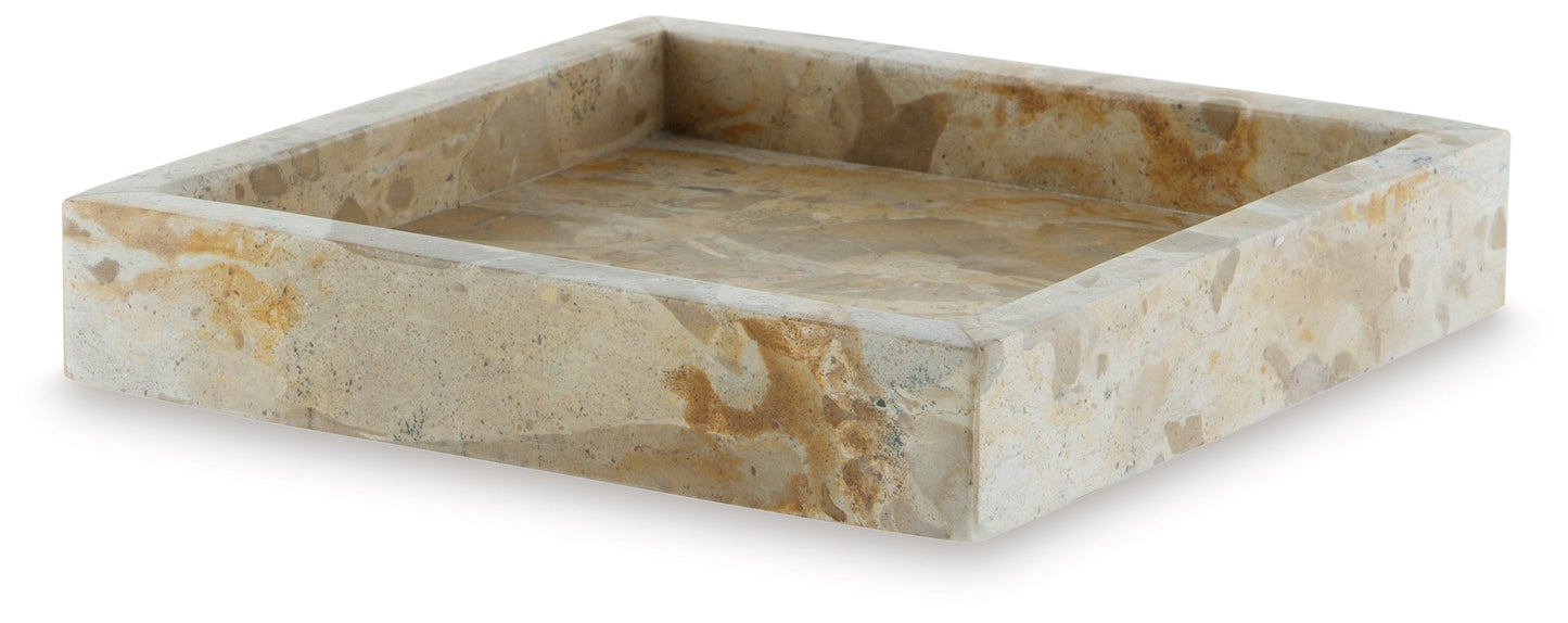 Edurton Light Beige Tray (Set of 2)- Viva Furn