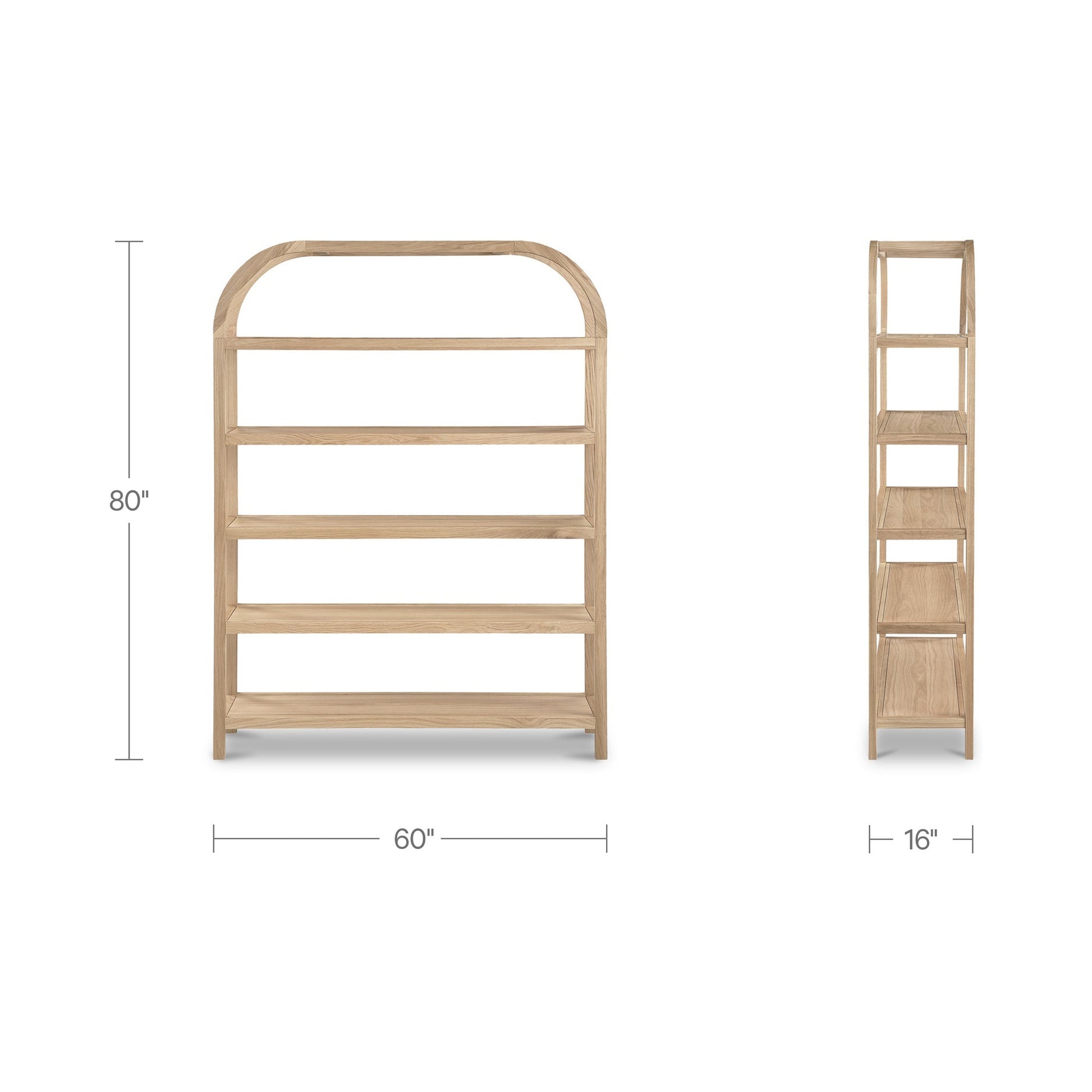 Eero Natural Bookcase Large - Ornate Home