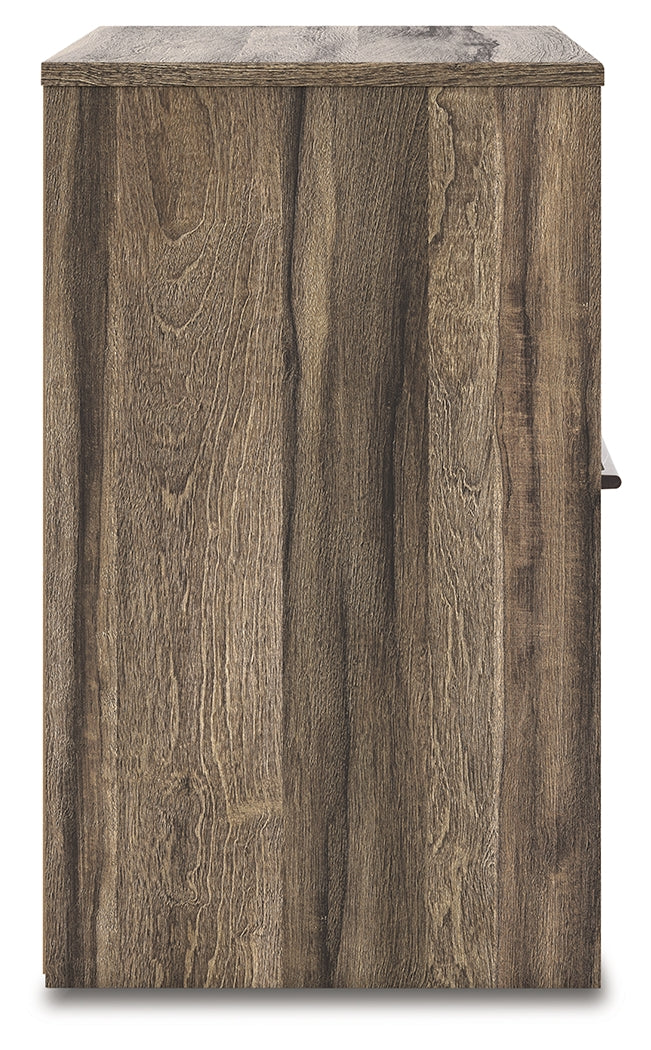Elbrim Brown One Drawer Night Stand- Viva Furn