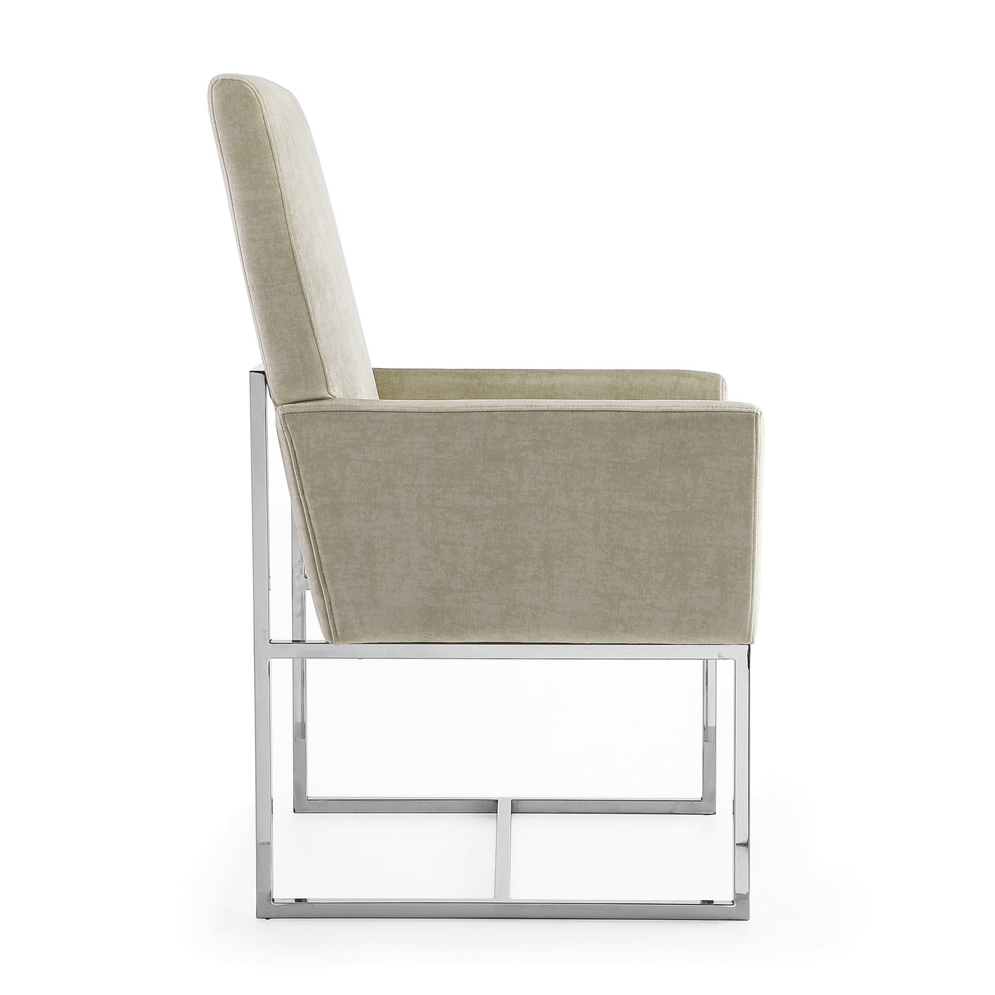 Element Dining Armchair in Champagne (set of 2) - Ornate Home