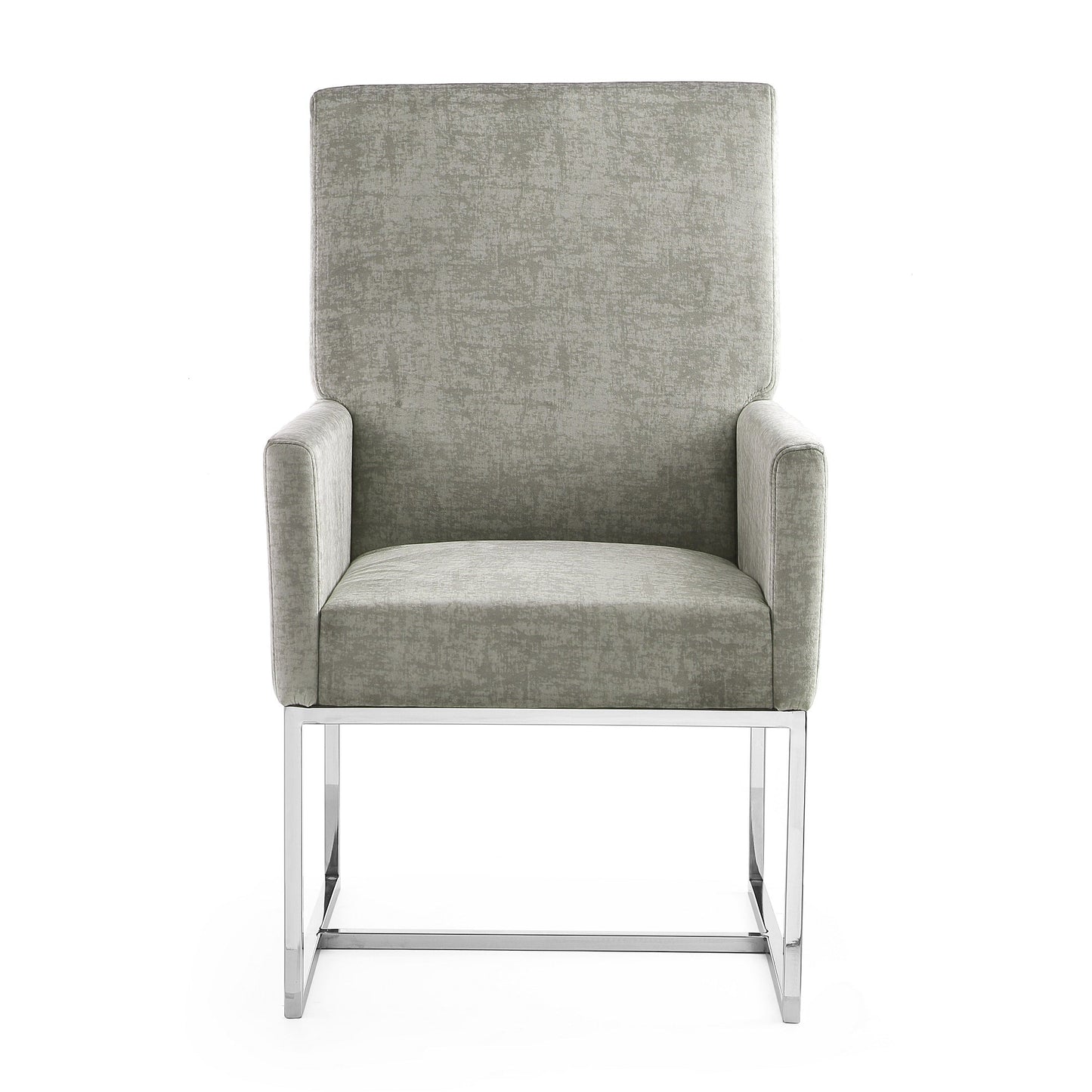 Element Dining Armchair in Steel - Ornate Home