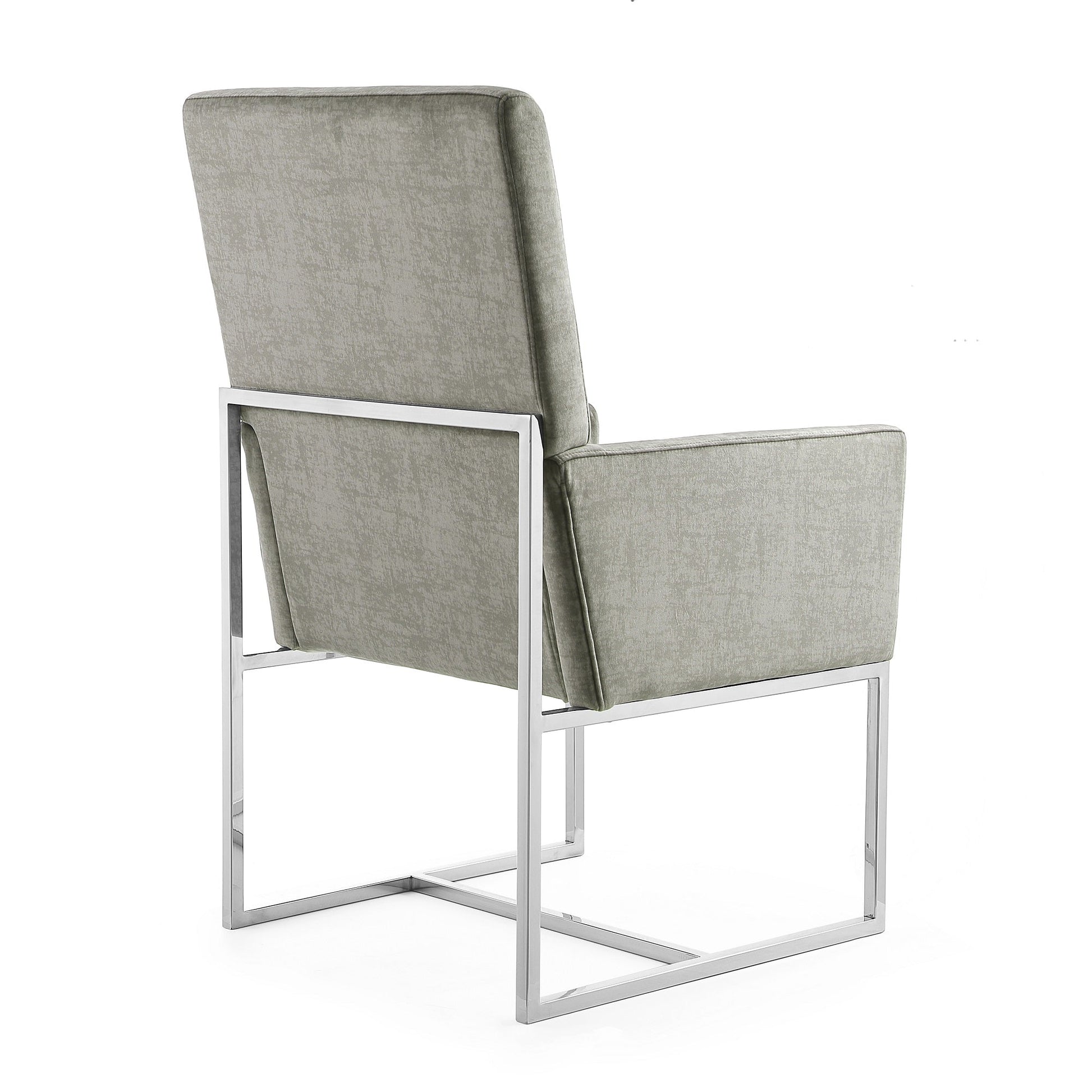 Element Dining Armchair in Steel - Ornate Home